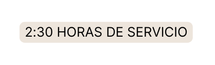 2 30 horas de servicio